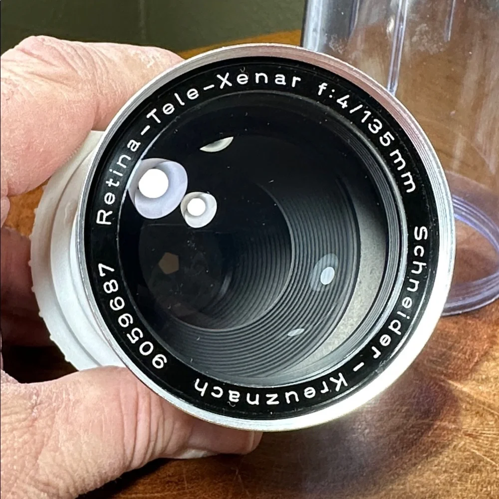*Mint* KODAK Retina 135mm f4 Telephoto Lens + Case RARE CONDITION